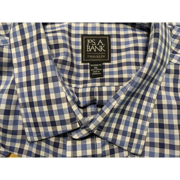 JOS. A. Bank long sleeve button down checked print - Picture 7 of 8